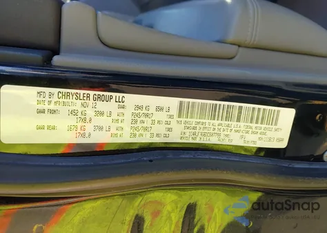 2013 Jeep Grand Cherokee Laredo z USA, uszkodzony, nr VIN 1C4RJFAG6DC607799